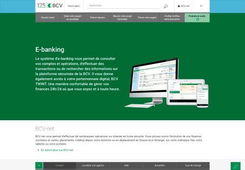 
                            6. e-banking | BCV - Banque Cantonale Vaudoise