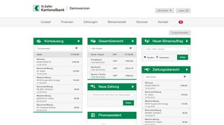 
                            12. E-Banking Demo – St.Galler Kantonalbank AG