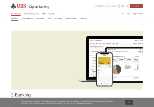 
                            13. E-banking: Online banking secure and convenient | UBS Switzerland