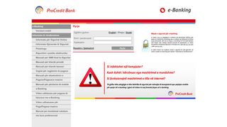 
                            5. e-Banking Procredit Bank Hyrje