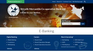 
                            2. E-Banking - Shivalik BankShivalik Bank