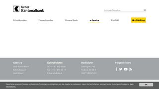 
                            1. e-Banking: Urner Kantonalbank