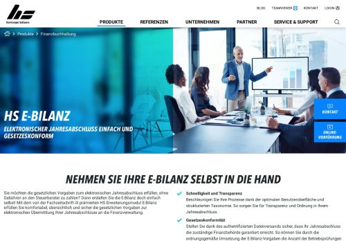 
                            12. E-Bilanz Software - HS Finanzwesen mit E-Bilanz - Hamburger Software
