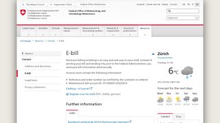 
                            12. E-bill - MeteoSwiss