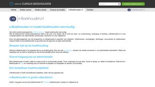 
                            2. e-Boekhouden.nl - Eenvoudig online boekhouden | Gratis-Cursus ...