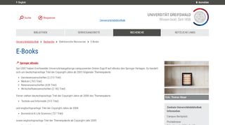 
                            10. E-Books - Bibliothek - Universität Greifswald