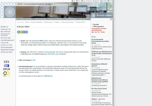 
                            10. E-Books WISO | IZUS / Universitätsbibliothek Stuttgart | Universität ...