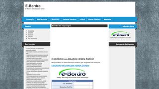 
                            6. E-Bordro | E-Bordro tıkla maaşını öğren