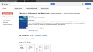 
                            10. E-Business, M-Business und T-Business: Digitale Erlebniswelten aus ... - Google Books-Ergebnisseite