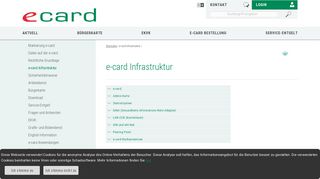 
                            10. e-card Infrastruktur