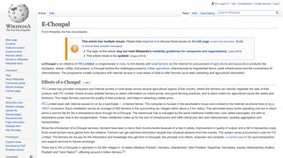
                            5. E-Choupal - Wikipedia