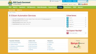 
                            9. E-Citizen Services :: Kilifi County Government