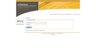 
                            10. e-Clearance | Login