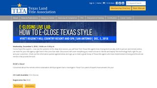 
                            12. E-Closing Live Lab: How to E-Close Texas Style