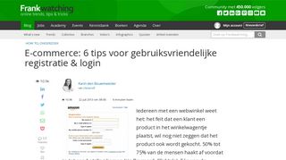 
                            7. E-commerce: 6 tips voor gebruiksvriendelijke registratie & login ...