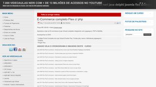 
                            7. E-Commerce completo Flex c/ php - Informaticon