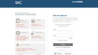 
                            12. E-commerce Editora Globo - Assine Globo - Portal do Assinante