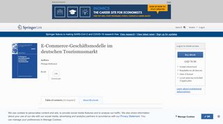 
                            12. E-Commerce- Geschäftsmodelle im deutschen ... - Springer Link