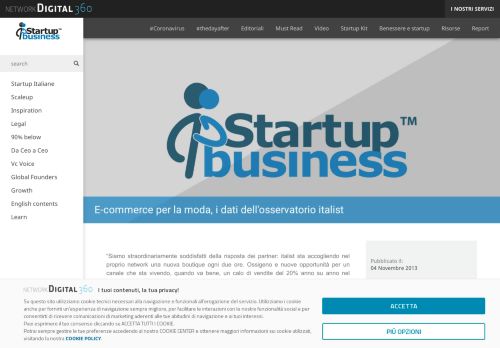 
                            12. E-commerce per la moda, i dati dell'osservatorio italist - Startup Business