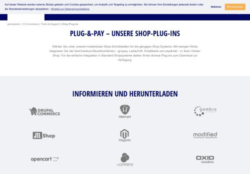 
                            9. E-Commerce | Tools & Support | Shop-Plug-ins | GiroSolution