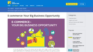 
                            8. E-commerce–Your Big Business Opportunity - Flipkart Seller