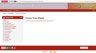 
                            12. E-Coneixements Educació Aula 3.0: Vicens Vives Digital