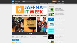 
                            12. E-Development for a Smart Sri Lanka - SlideShare