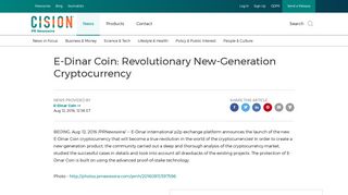 
                            9. E-Dinar Coin: Revolutionary New-Generation Cryptocurrency