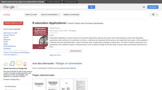 
                            8. E-education Applications: Human Factors and Innovative Approaches