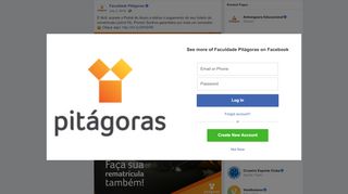 
                            13. É fácil: acesse o Portal do Aluno e... - Faculdade Pitágoras | Facebook