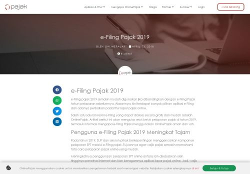
                            4. e-Filing Pajak 2018 | OnlinePajak