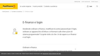 
                            3. E-finance e login | PostFinance