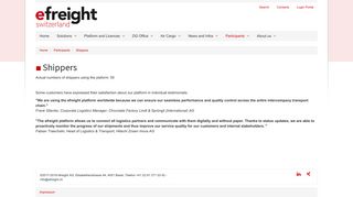 
                            7. e-freight Switzerland - Shippers - efreight.ch