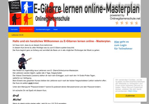 
                            7. E-Gitarren-Kurs - E-Gitarre lernen online Masterplan
