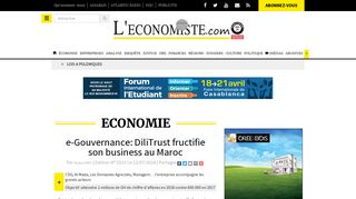 
                            10. e-Gouvernance: DiliTrust fructifie son business au Maroc | L'Economiste