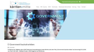 
                            9. E-Government hautnah erleben | Kärnten Mitte - Regionalmanagement