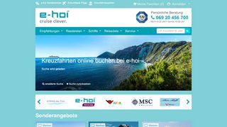 
                            1. e-hoi: Kreuzfahrten & Schiffsreisen online buchen