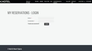 
                            9. E-Hotel - My Reservations - Login