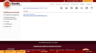 
                            13. e-IEP Pro - Chandler Unified School District