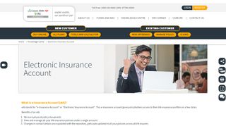 
                            10. e-Insurance Account (eIA) | Canara HSBC OBC Life Insurance