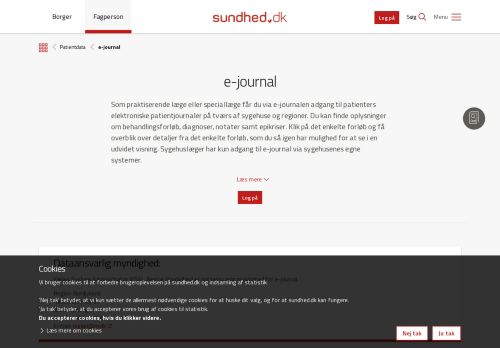 
                            1. e-journal - sundhed.dk