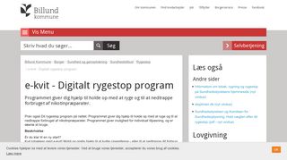 
                            6. e-kvit - Digitalt rygestop program - Billund Kommune