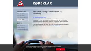 
                            3. E-læring DEMO - Køreklar Køreundervisning Teoriundervisning ...