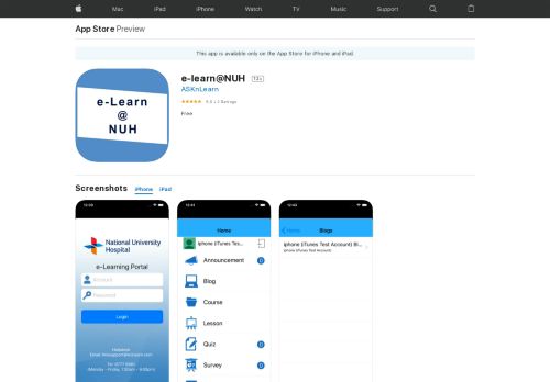 
                            5. e-learn@NUH on the App Store - iTunes - Apple