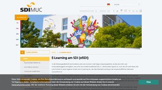 
                            1. E-Learning am SDI (elSDI) – SDI München