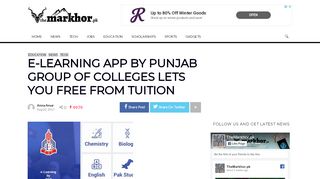 
                            8. E-learning app by Punjab Group of colleges lets you free ...