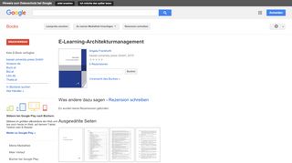 
                            8. E-Learning-Architekturmanagement