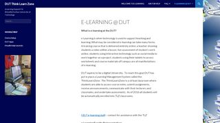 
                            11. e-Learning @ DUT | DUT Think Learn Zone