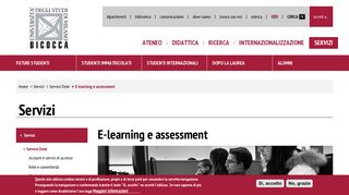 
                            4. E-learning e assessment | Università degli Studi di Milano-Bicocca