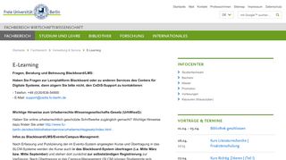 
                            4. E-Learning • Fachbereich Wirtschaftswissenschaft - WiWiss FU Berlin